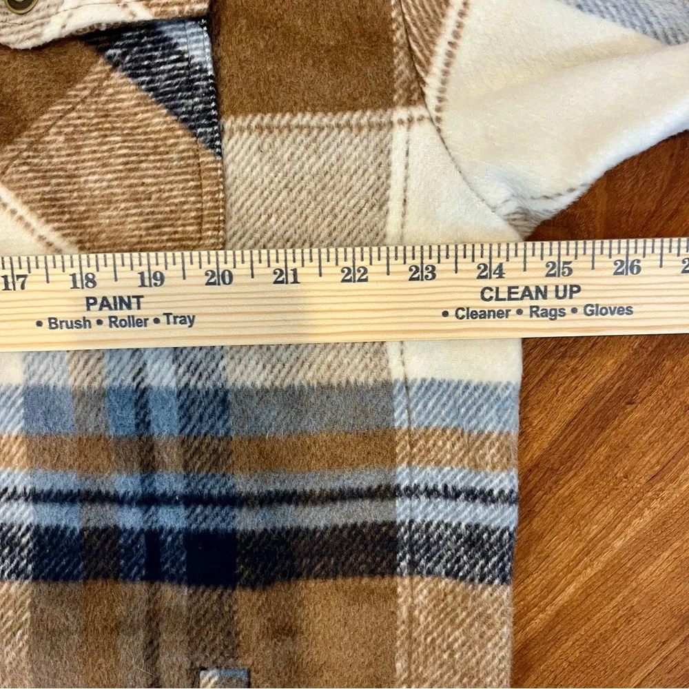 26 International Oversized Plaid Butten up Fleece Jacket Shaket Shirt. Women’s M - Picture 6 of 12